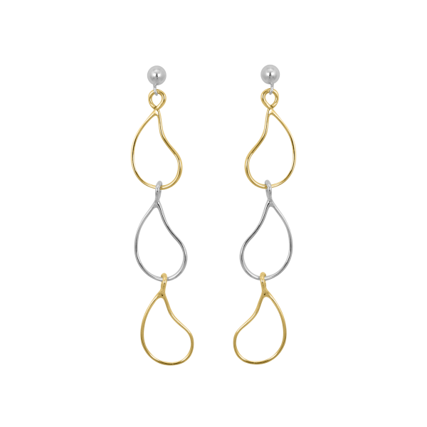 Cascading Raindrop Post Earrings