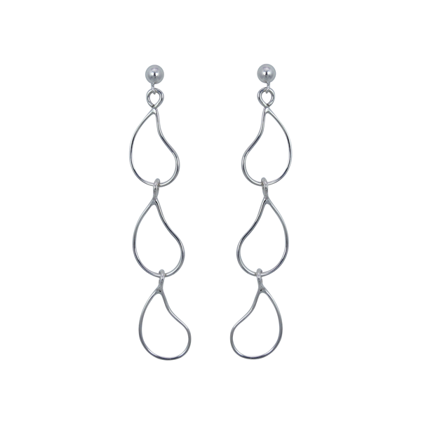 Cascading Raindrop Post Earrings