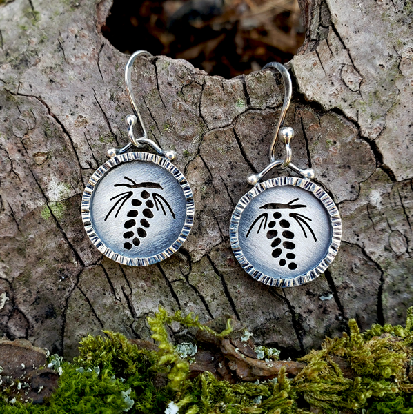 Pine Cone Earrings